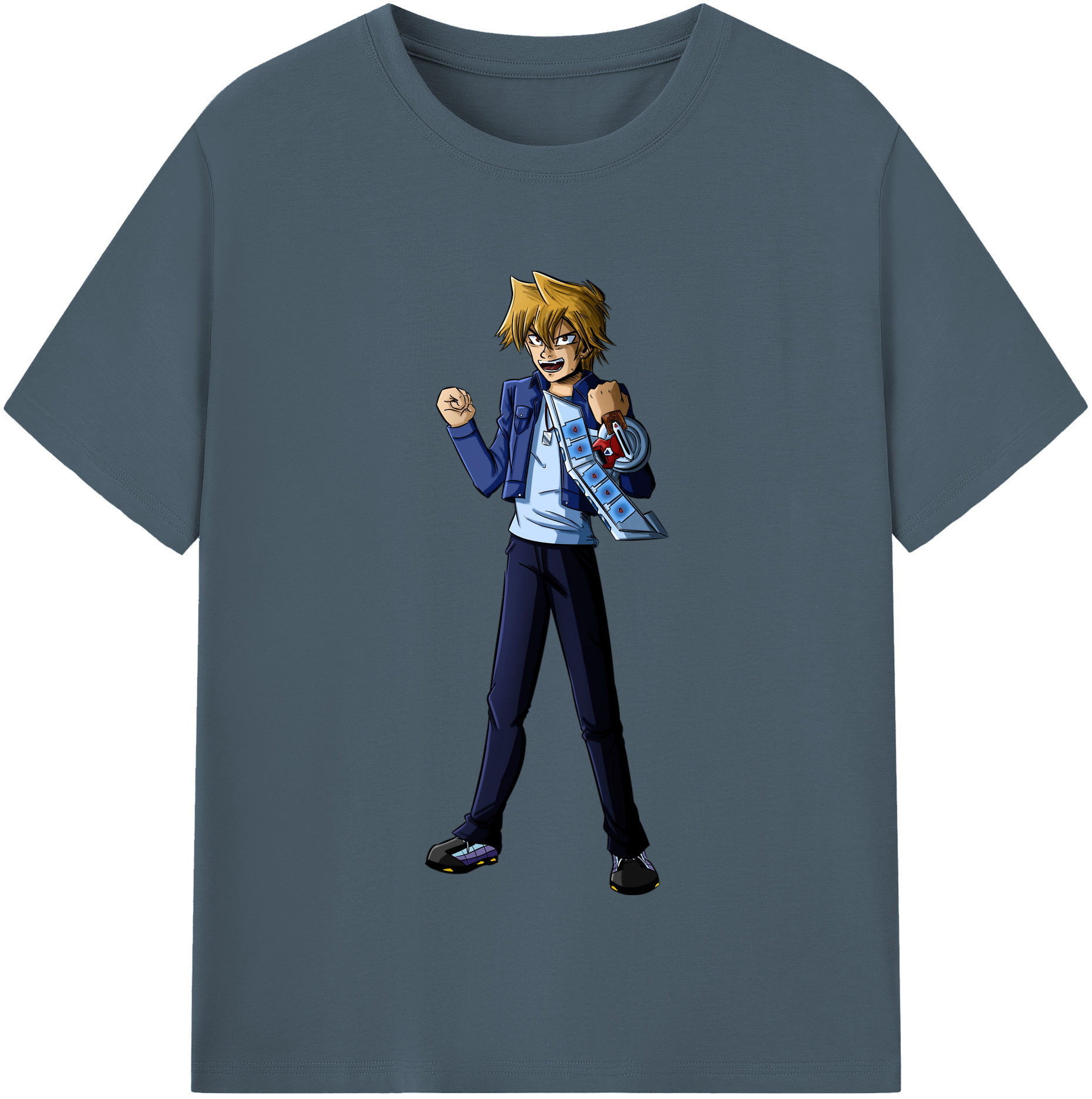 （画像用） 遊☆戯☆王 Yu-Gi-Oh! 綿100％半袖Tシャツ（フロントプリント）